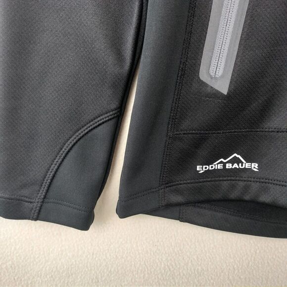 NEW Eddie Bauer Jacket Women M Black Sport Hooded Full Zip Fleece Soft Shell NWT - Picture 6 of 16